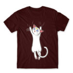Hanging Artemis Burgundy Men's Tee for Anime, Sailor Moon