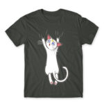 Hanging Artemis Dark Grey Men's Tee for Anime, Sailor Moon