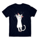 Hanging Artemis Navy Men's T-shirt for Anime, Sailor Moon