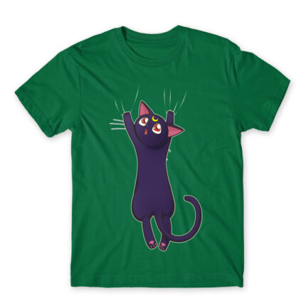 Hanging Luna Kelly Green Men's Tee for Anime, Sailor Moon