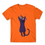 Hanging Luna Orange Men's T-shirt for Anime, Sailor Moon