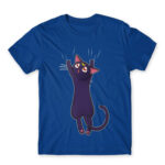 Hanging Luna Royal Blue Men's T-shirt for Anime, Sailor Moon