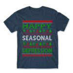 Happy seasonal depression Denim Men's Tee for Funny, Seasonal Depression