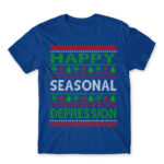 Happy seasonal depression Royal Blue Men's T-shirt for Funny, Seasonal Depression