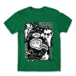 Harassment Kelly Green Men's T-shirt for Anime, Original Art