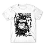 Harassment White Men's T-shirt for Anime, Original Art