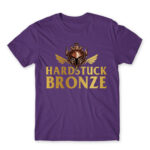 Hardstuck Bronze Dark Purple Men's Tee for Gaming, League Of Legends