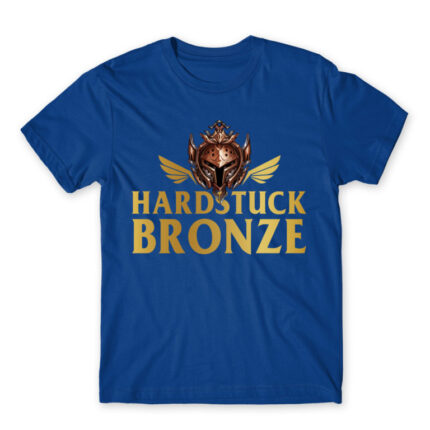 Hardstuck Bronze Royal Blue Men's Tee for Gaming, League Of Legends