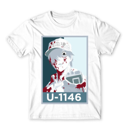 Hataraku Saibou – WBC White Men's T-shirt for Anime, Cells At Work