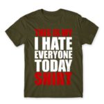 Hate everyone shirt Army Men's T-shirt for Funny, Sarcastic Humour