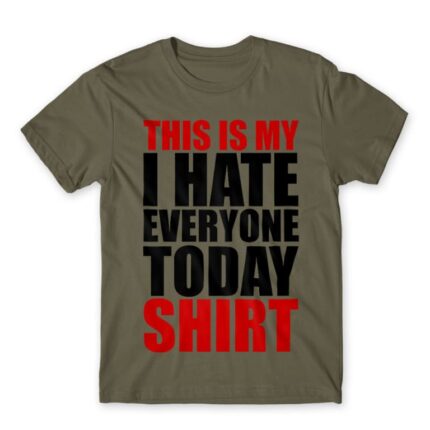 Hate everyone shirt Zinc Men's Tee for Funny, Sarcastic Humour
