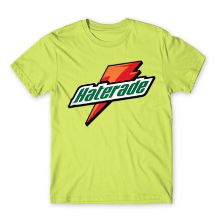 Haterade Apple Green Men's T-shirt for Brand Parody, Funny