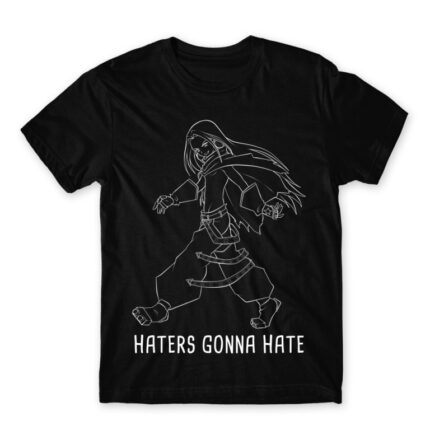 Haters :D Black Men's T-shirt for Anime, Shaman King