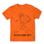 Haters :D Orange Men's T-shirt for Anime, Shaman King