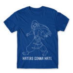 Haters :D Royal Blue Men's T-shirt for Anime, Shaman King