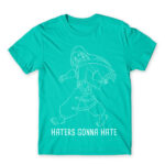 Haters :D Turquoise Men's Tee for Anime, Shaman King