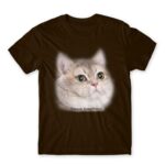 Heavy Breathing Cat Chocolate Men's Tee for Funny, Meme