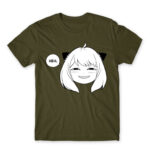 HEH – Anya Forger SPY X FAMILY Army Men's T-shirt for Anime, Spy X Family