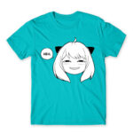 HEH – Anya Forger SPY X FAMILY Atoll Blue Men's Tee for Anime, Spy X Family