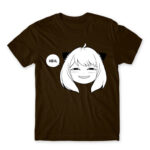 HEH – Anya Forger SPY X FAMILY Chocolate Men's Tee for Anime, Spy X Family
