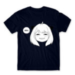 HEH – Anya Forger SPY X FAMILY Navy Men's T-shirt for Anime, Spy X Family
