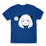 HEH – Anya Forger SPY X FAMILY Royal Blue Men's Tee for Anime, Spy X Family