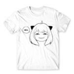 HEH – Anya Forger SPY X FAMILY White Men's Tee for Anime, Spy X Family