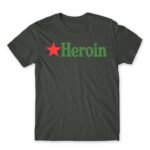 Heineken parody Dark Grey Men's T-shirt for Badass, Funny