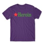 Heineken parody Dark Purple Men's Tee for Badass, Funny