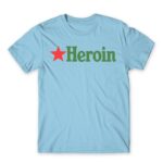 Heineken parody Sky Blue Men's Tee for Badass, Funny