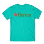 Heineken parody Turquoise Men's T-shirt for Badass, Funny