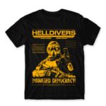 HELLDIVERS – poster style Black Men's Tee