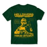 HELLDIVERS – poster style Bottle Green Men's T-shirt