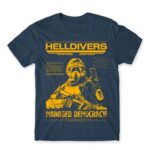 HELLDIVERS – poster style Denim Men's T-shirt