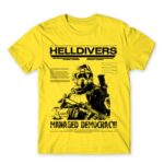 HELLDIVERS – poster style Lemon Men's T-shirt