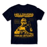 HELLDIVERS – poster style Navy Men's Tee