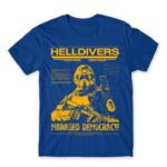 HELLDIVERS – poster style Royal Blue Men's Tee