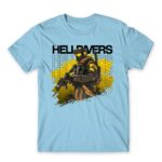HELLDIVERS – Splash Sky Blue Men's Tee