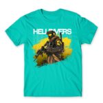 HELLDIVERS – Splash Turquoise Men's Tee