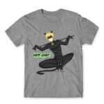 Her Chat – Miraculous Ladybug Grey Melange Men's Tee for Anime, Miraculous Ladybug