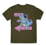 He’s My King! Army Men's Tee for Anime, Pokemon