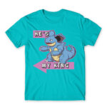 He’s My King! Atoll Blue Men's Tee for Anime, Pokemon