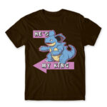 He’s My King! Chocolate Men's T-shirt for Anime, Pokemon