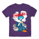 Hikikomori Alert! Dark Purple Men's Tee for Anime, Original Character