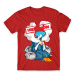 Hikikomori Alert! Red Men's Tee for Anime, Original Character