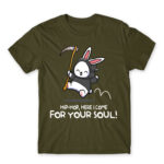 Hippity Hoppity your soul is my property Army Men's Tee for Cute Badass, Funny