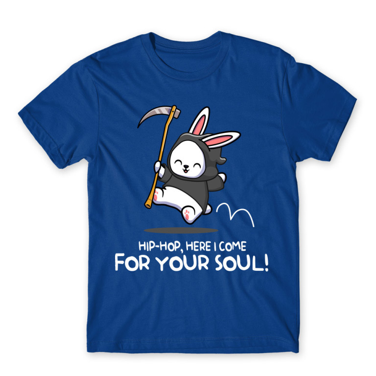 Hippity Hoppity your soul is my property Royal Blue Men's Tee for Cute Badass, Funny