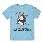 Hippity Hoppity your soul is my property Sky Blue Men's Tee for Cute Badass, Funny