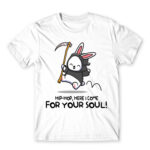 Hippity Hoppity your soul is my property White Men's T-shirt for Cute Badass, Funny