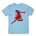 His Lady – Miraculous Ladybug Sky Blue Men's Tee for Anime, Miraculous Ladybug